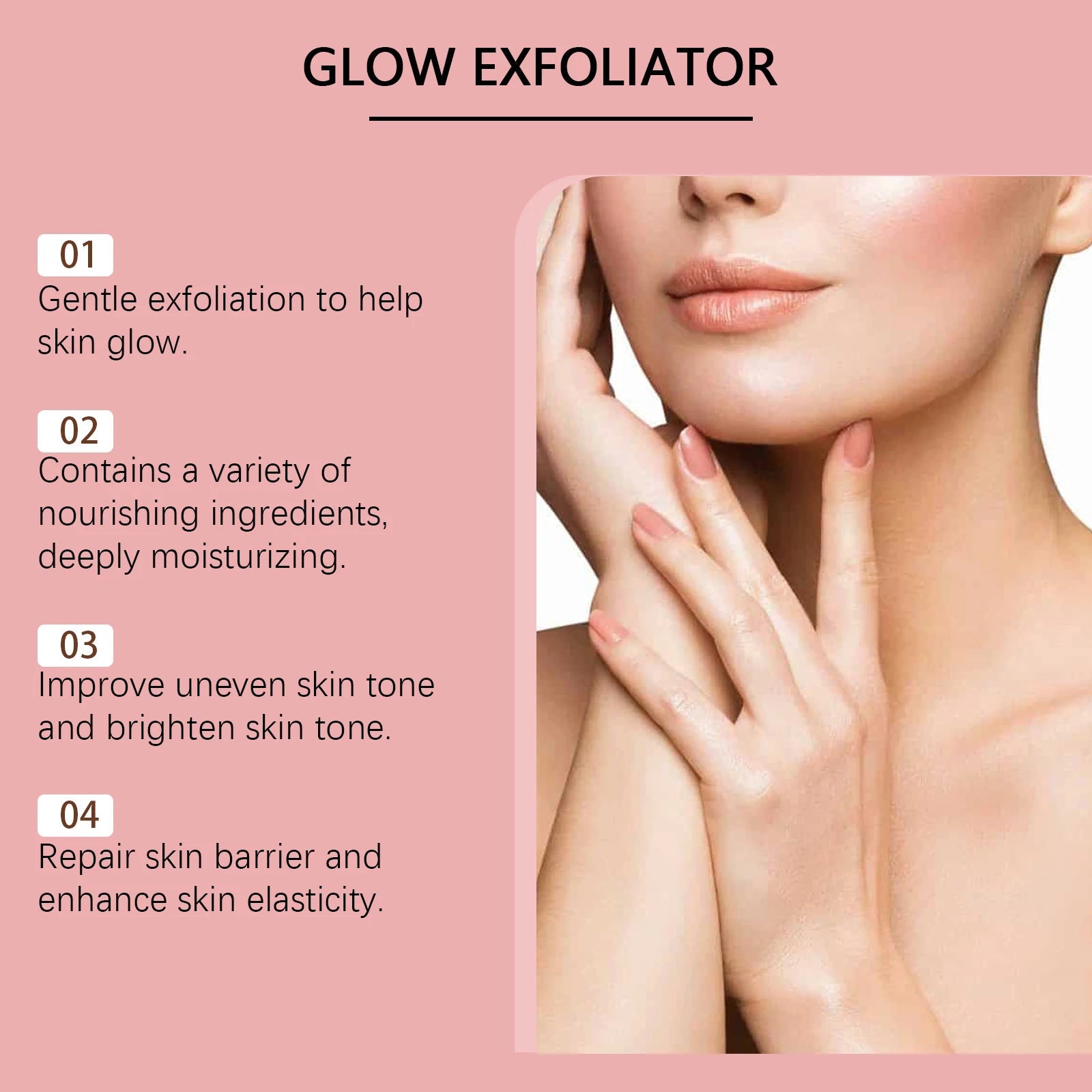 Eelhoe 100g Exfoliating Facial Scrub for Glowing Skin Vervelle