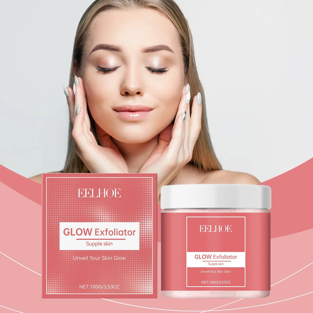 Eelhoe 100g Exfoliating Facial Scrub for Glowing Skin Vervelle