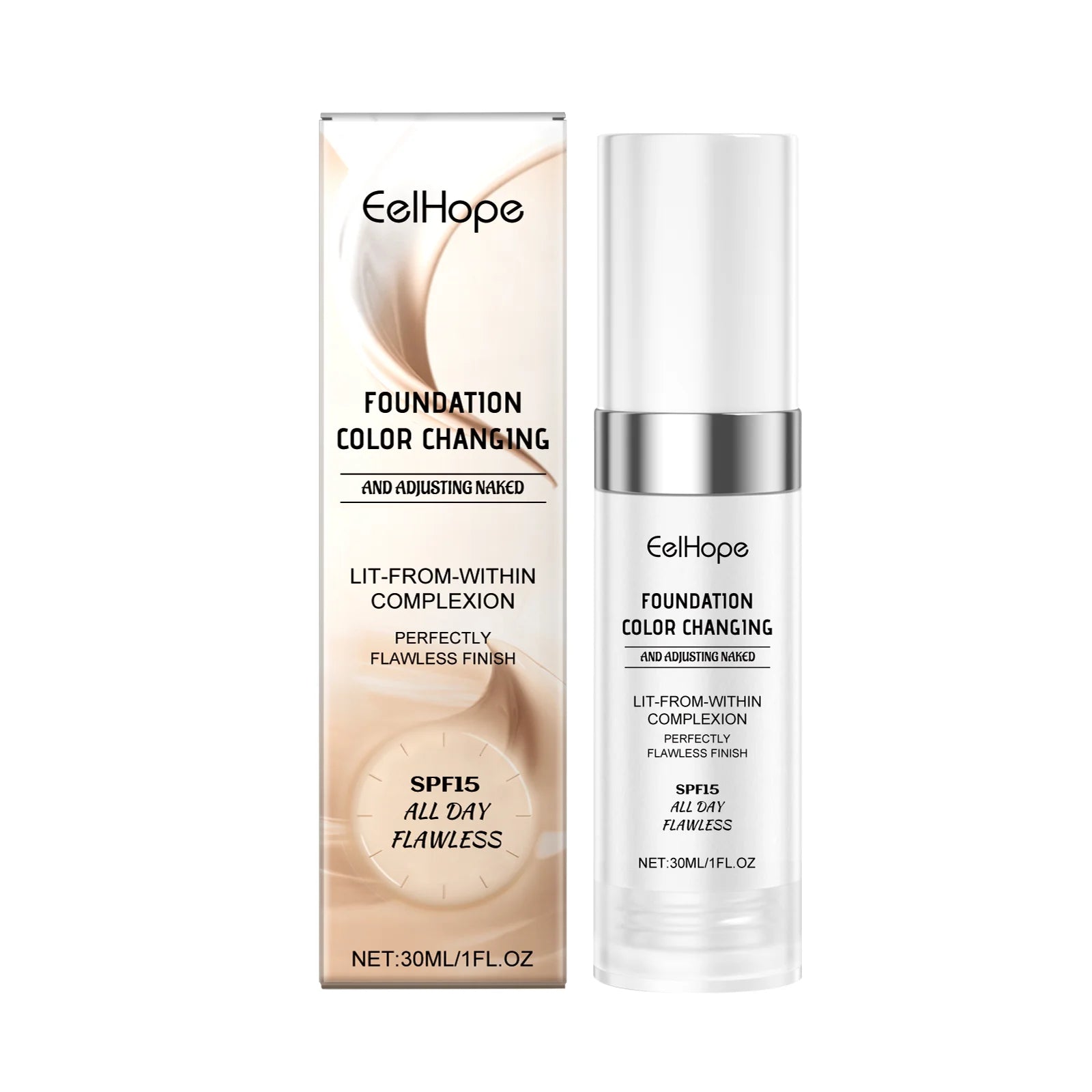 EELHOPE Color Changing Foundation Moisturizing Makeup