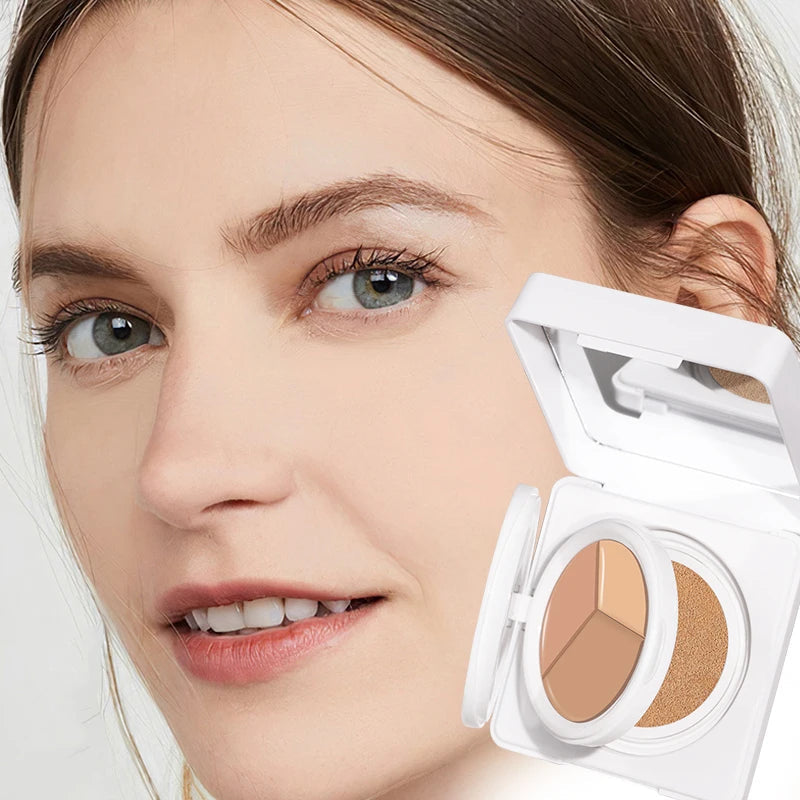 2-in-1 Air Cushion BB Cream & Concealer – Waterproof, Long-Lasting Makeup Vervelle