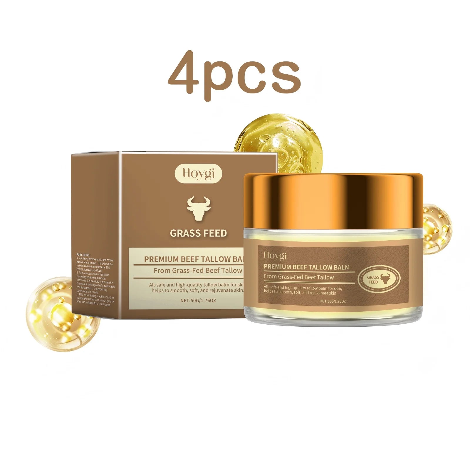 Hoygi 50g Tallow Face Cream: Hydration & Skin Repair