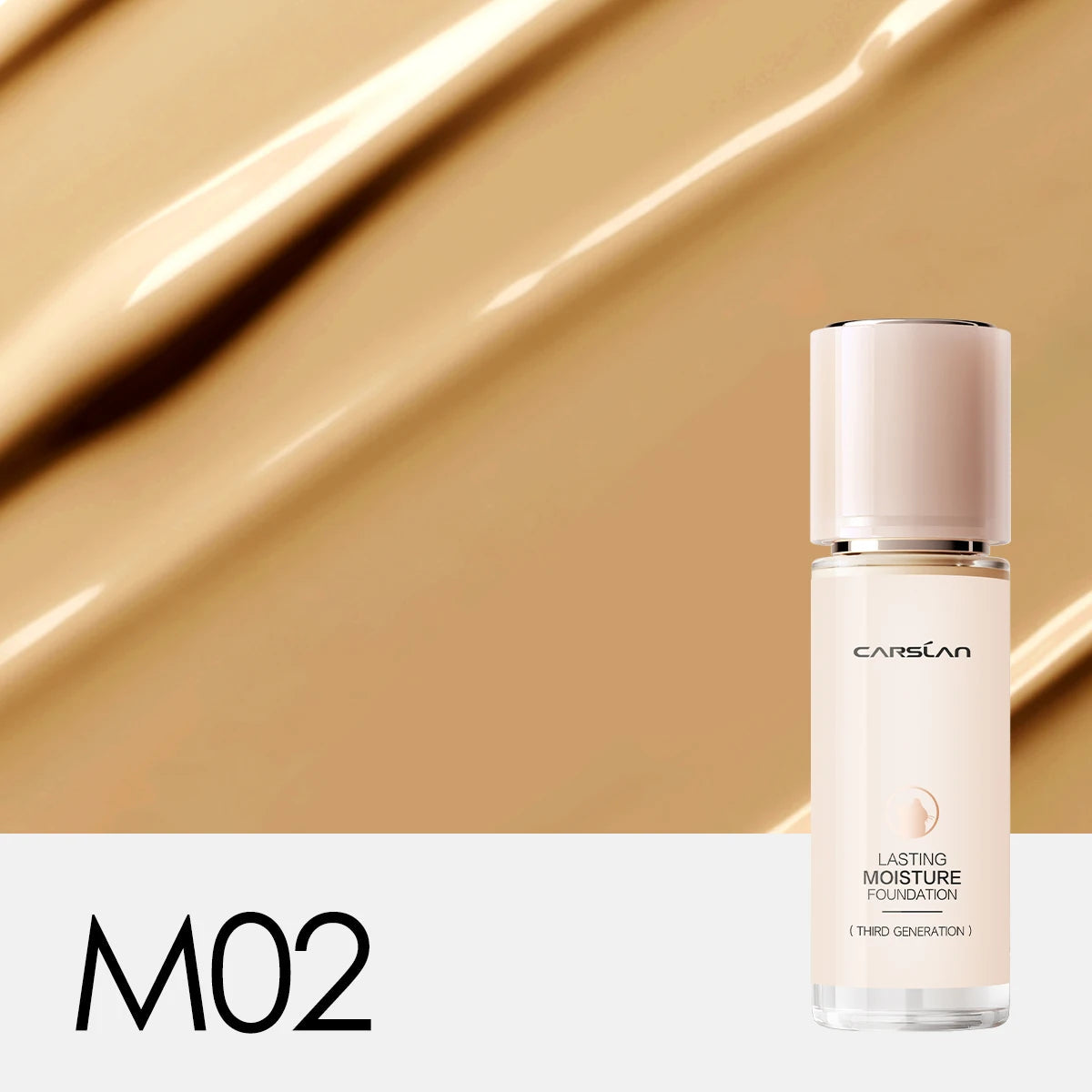 CARSLAN Long-Lasting Matte Liquid Foundation Full Coverage Vervelle