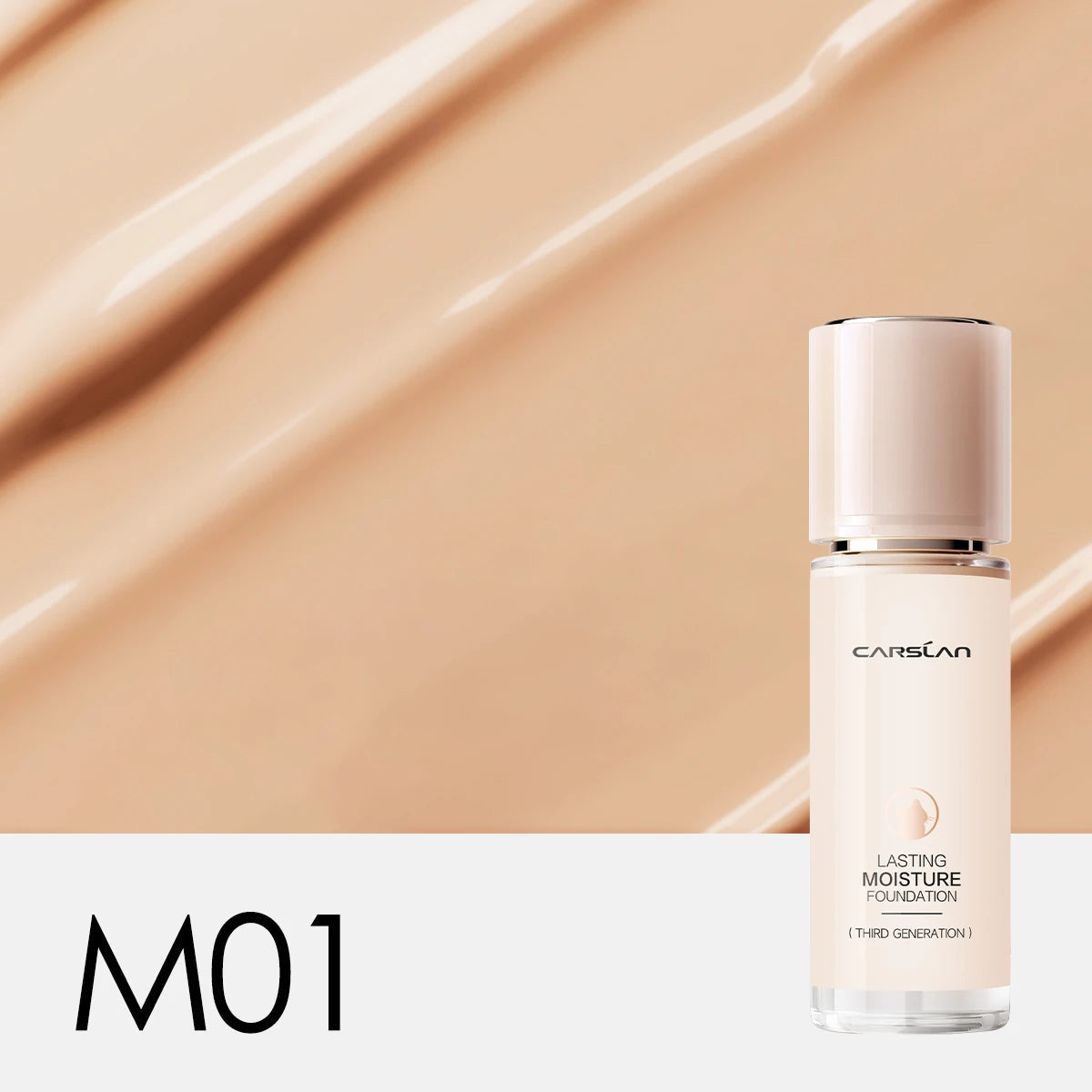CARSLAN Long-Lasting Matte Liquid Foundation Full Coverage Vervelle