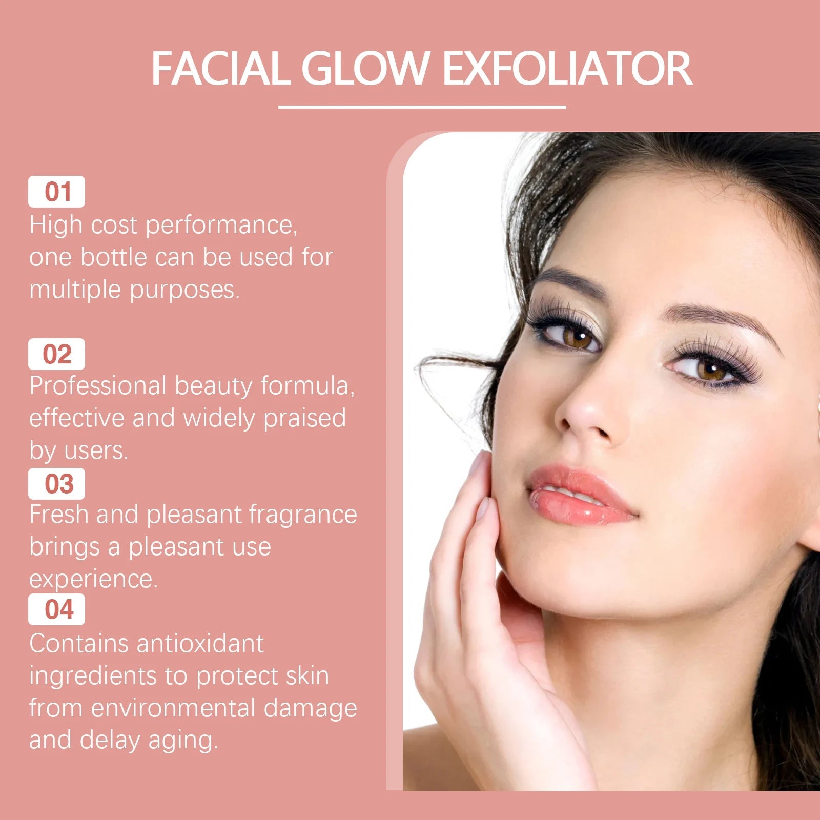 Hoygi 100g Facial Exfoliating Scrub for Glowing Skin Vervelle