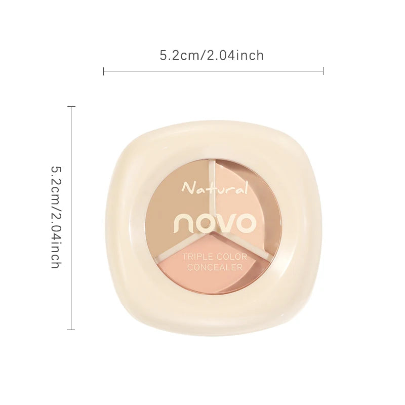 Concealer palette, waterproof and long-lasting contouring effect