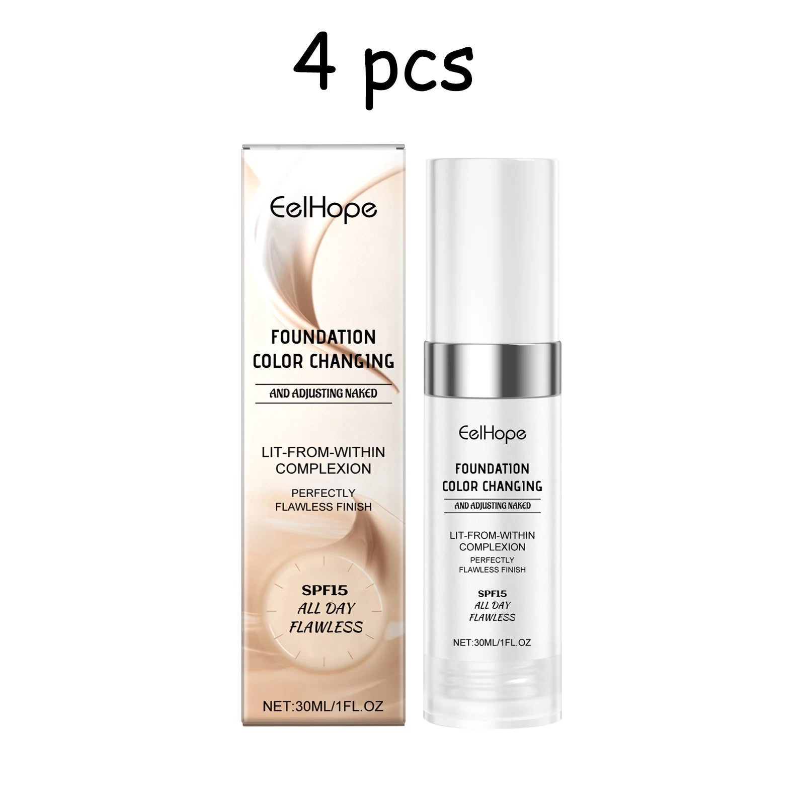 EELHOPE Color Changing Foundation Moisturizing Makeup