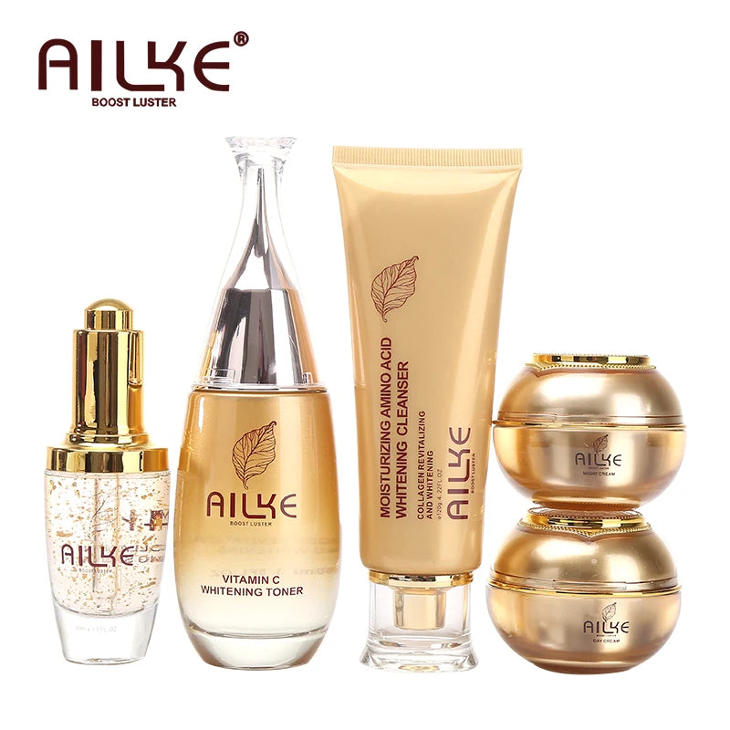 AILKE Skin Care Set: Whitening, Moisturizing & Anti-Wrinkle