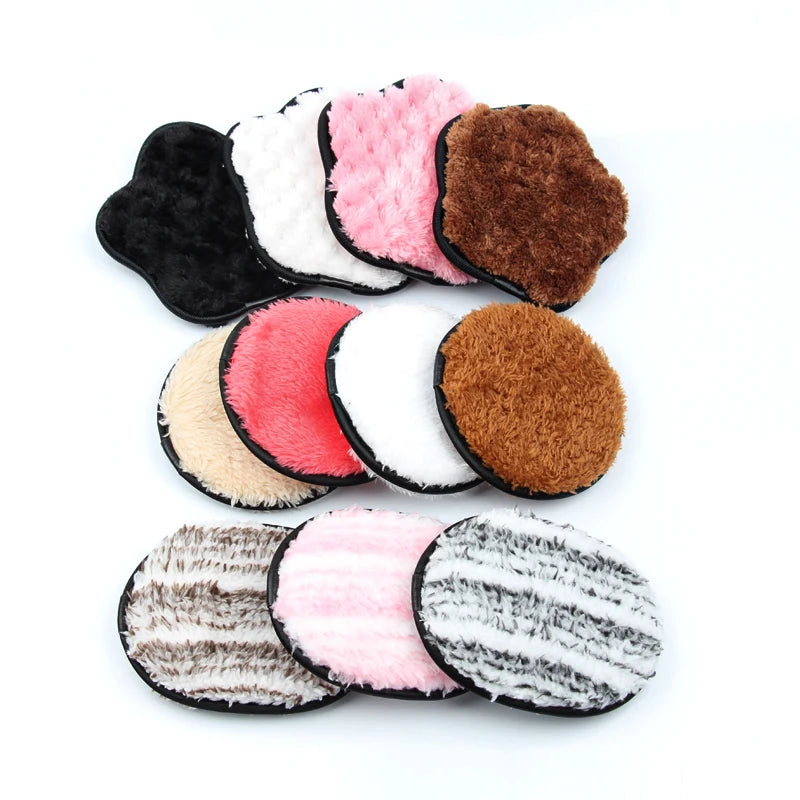 3pcs Reusable Microfiber Makeup Remover Pads – Facial Care