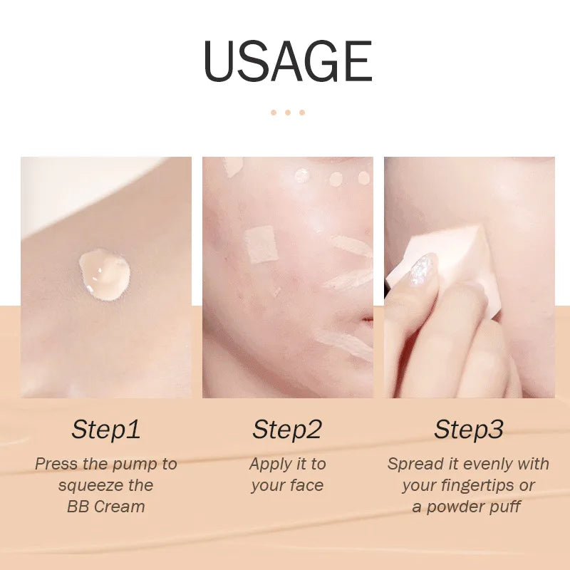 LAIKOU BB Cream Foundation – Waterproof, Long-Lasting Face Concealer Vervelle