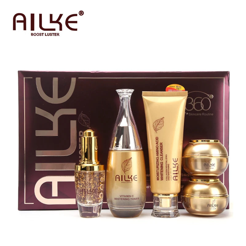 AILKE Skin Care Set: Whitening, Moisturizing & Anti-Wrinkle