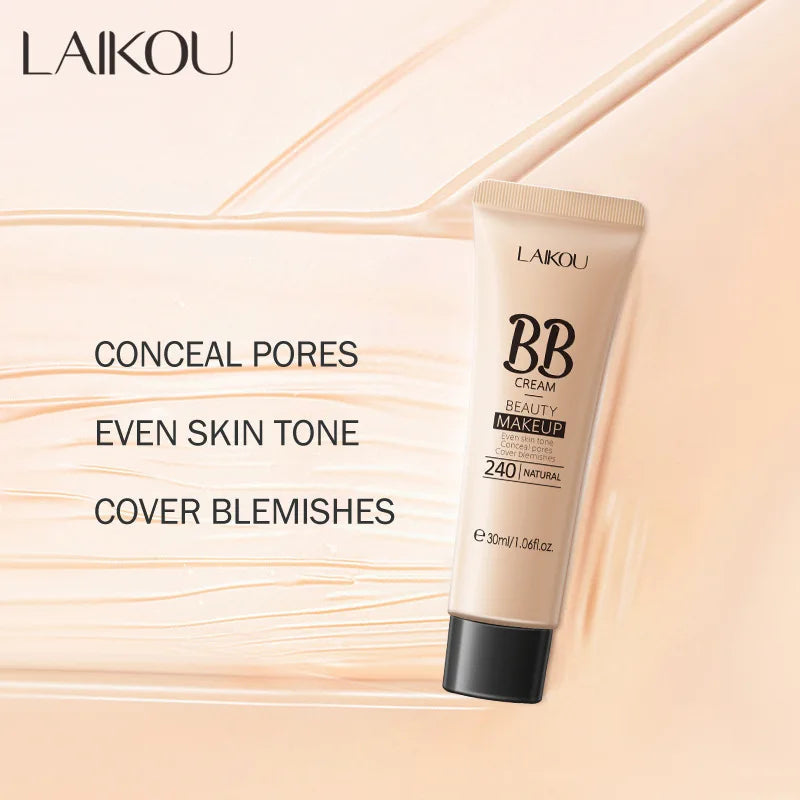 LAIKOU BB Cream Foundation – Waterproof, Long-Lasting Face Concealer Vervelle