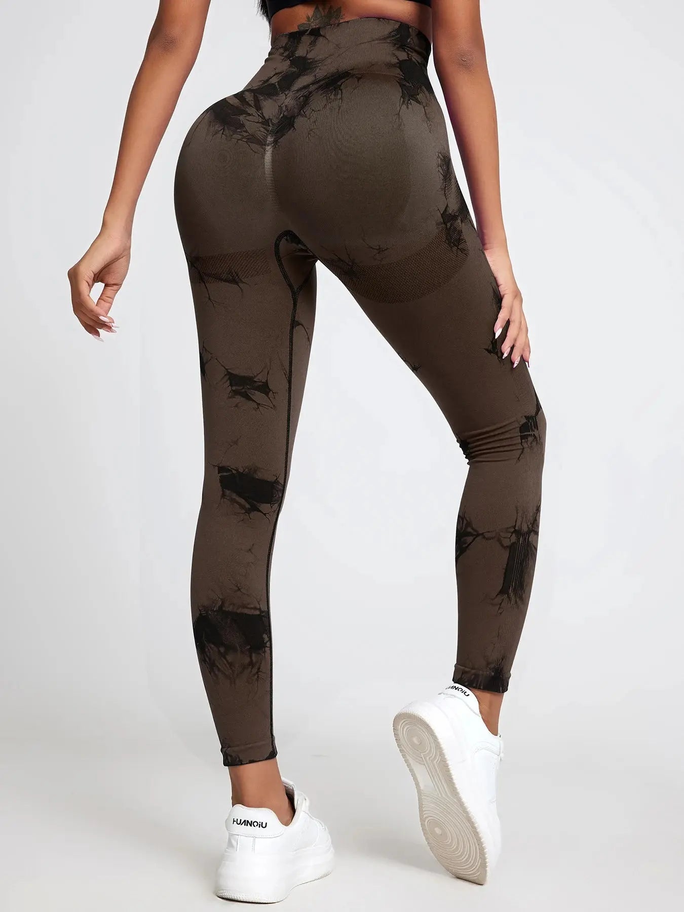 Women High Waist Tie-Dye Seamless Yoga Leggings Push-Up Gym Pants Vervelle