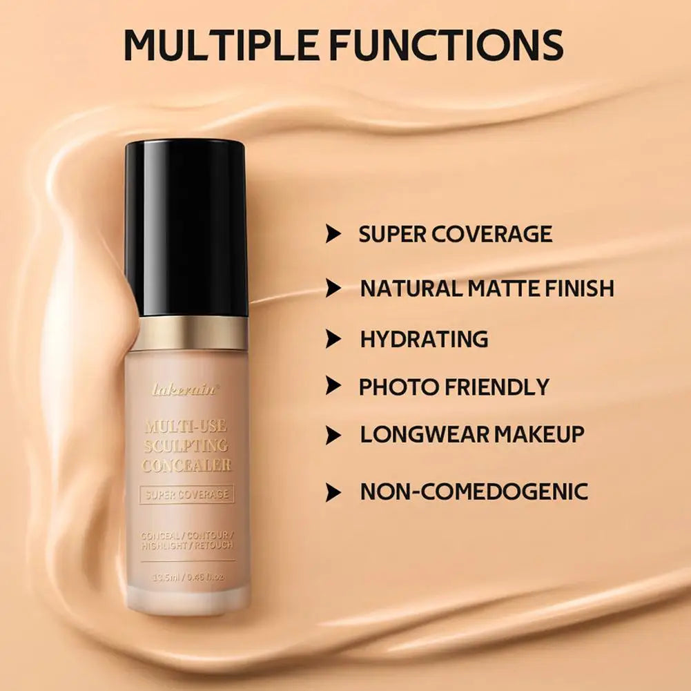 Super Coverage Concealer – Multi-Use Cream for Contour, Highlight & Retouch Vervelle