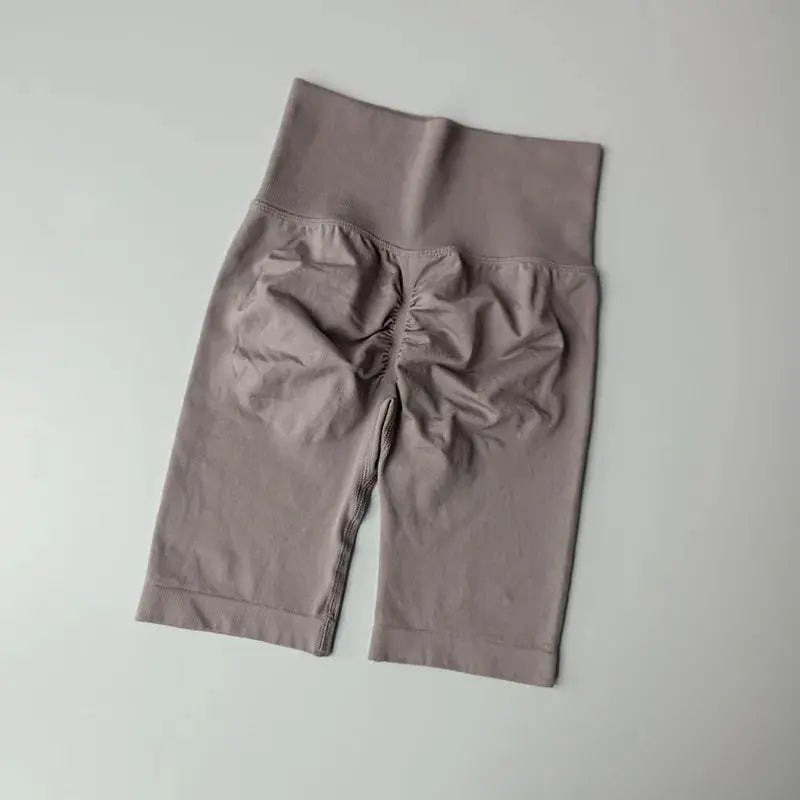 Women High Waist Yoga Shorts Hip-Lifting Quick-Dry Fitness Gym Pants Vervelle