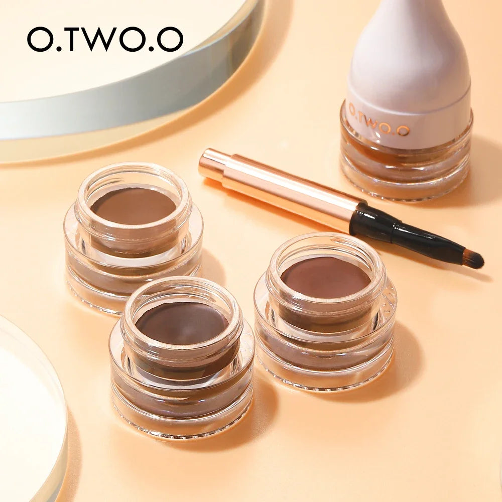 O.TWO.O Waterproof Eyebrow Pomade – Double-Use Brow Gel