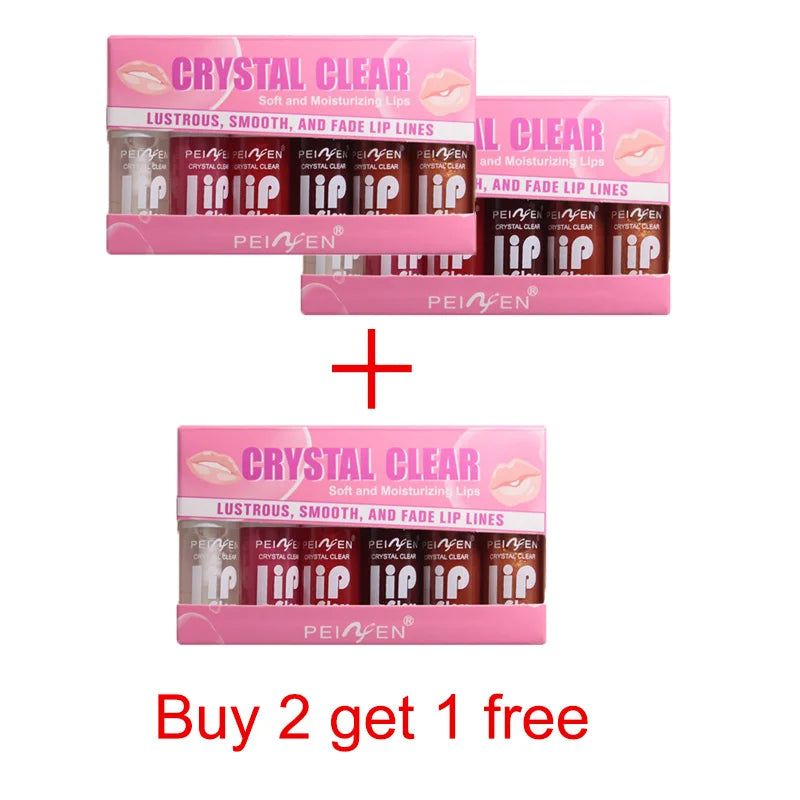 6pcs Hydrating Lip Gloss Set Vervelle