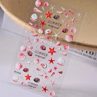 1PC 5D Macaron Flower & Fruit Nail Charms Sticker