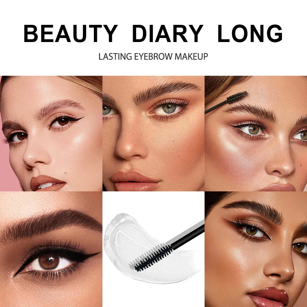 Waterproof Eyebrow Gel - Smudge-Proof, Long-Lasting Hold for a Natural Look
