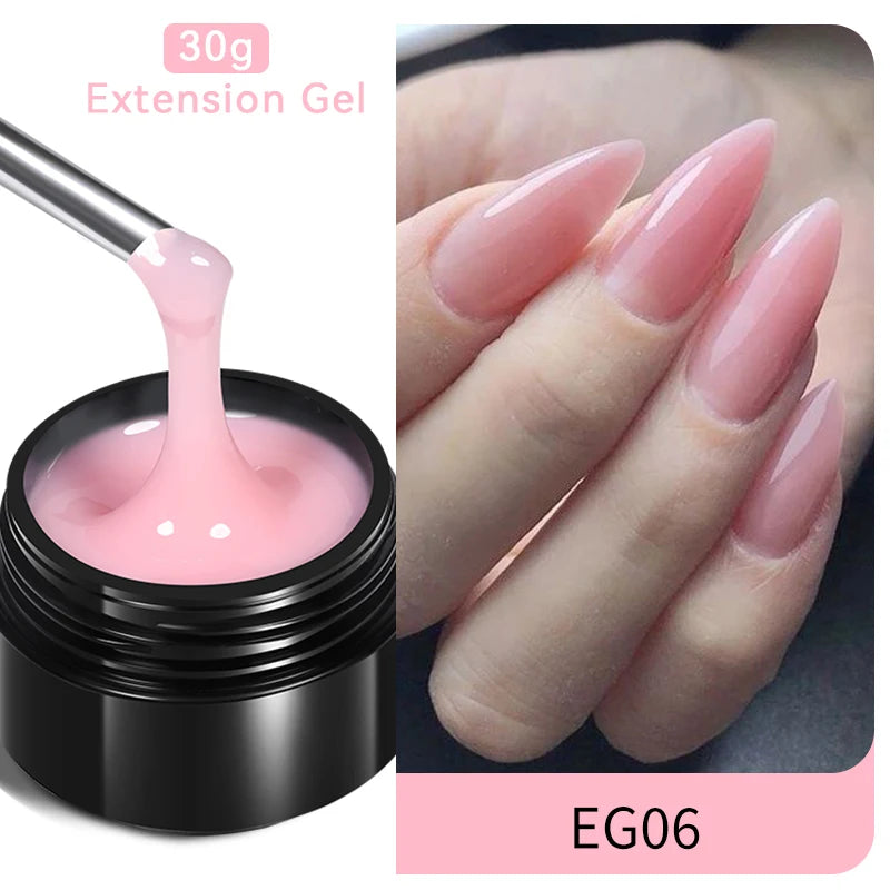 BORN PRETTY 30ml Milky White Hard Gel Nail Extension