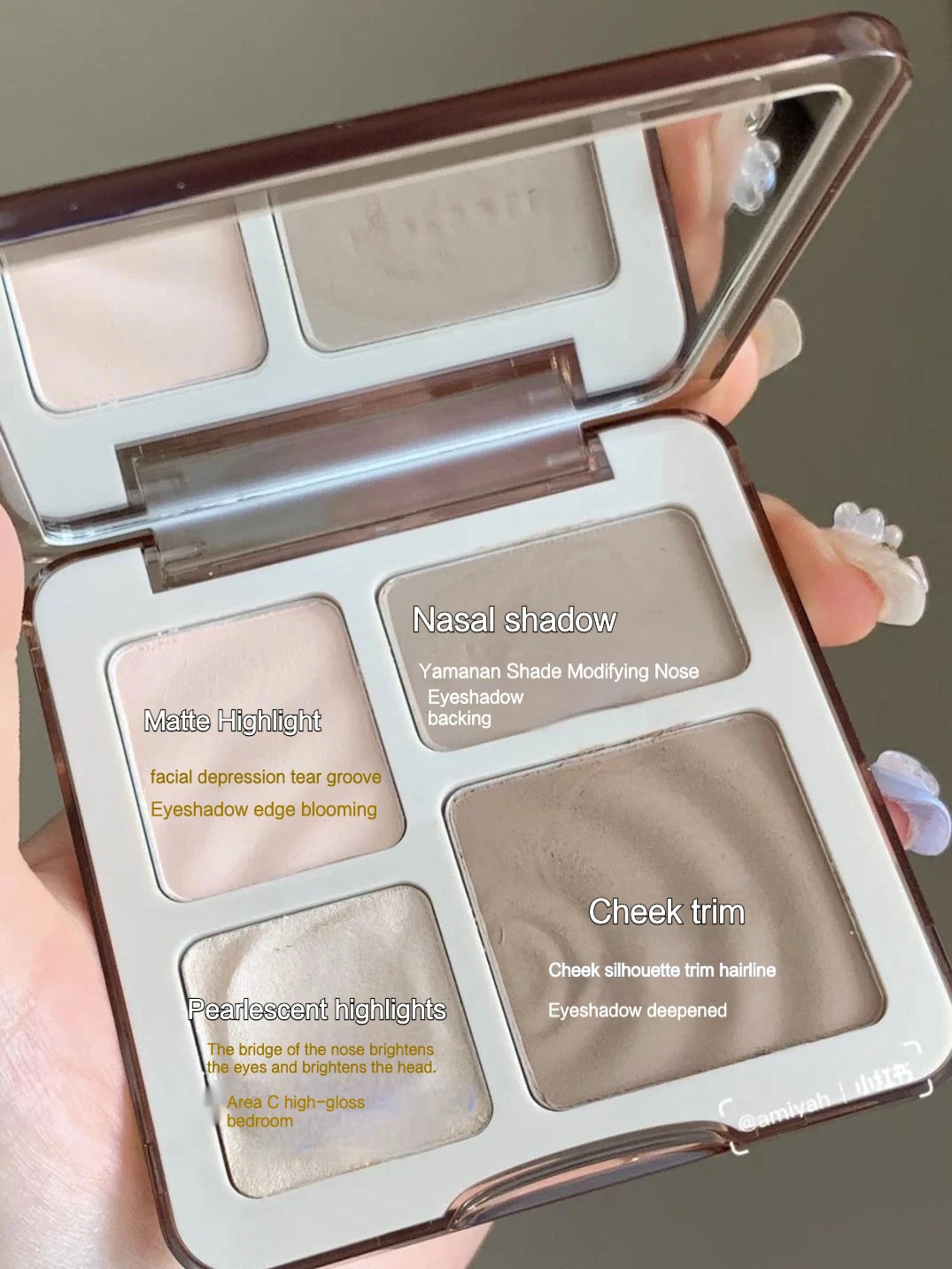 Judydoll Facial Highlighter – 3D Nose & Contour Powder Vervelle