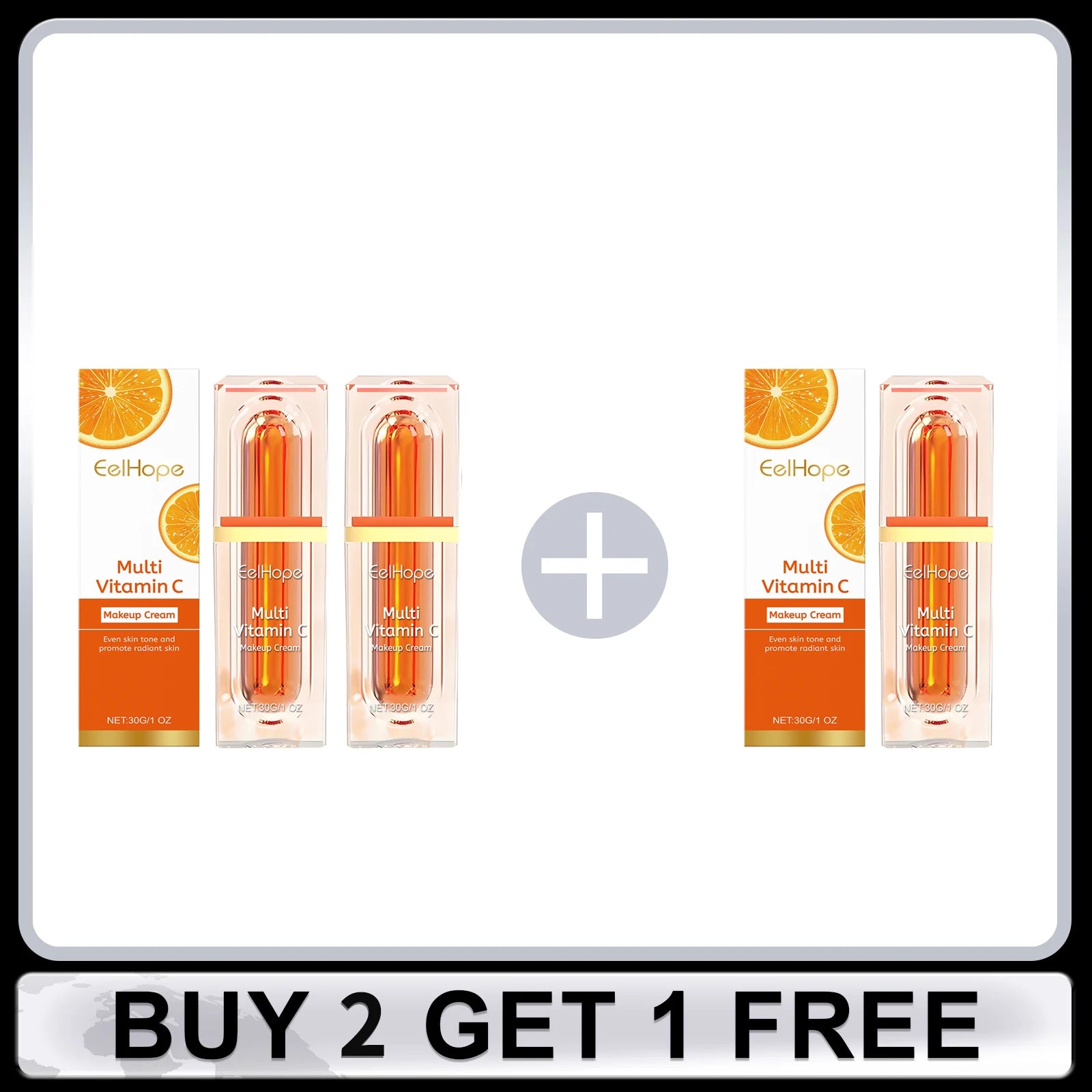 Multi Vitamin C Makeup Cream – Brightening Concealer & Skin Barrier Repair 30g Vervelle