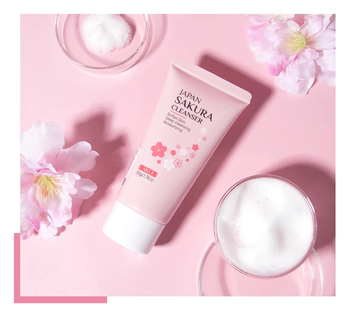 LAIKOU Sakura Facial Cleanser Vervelle