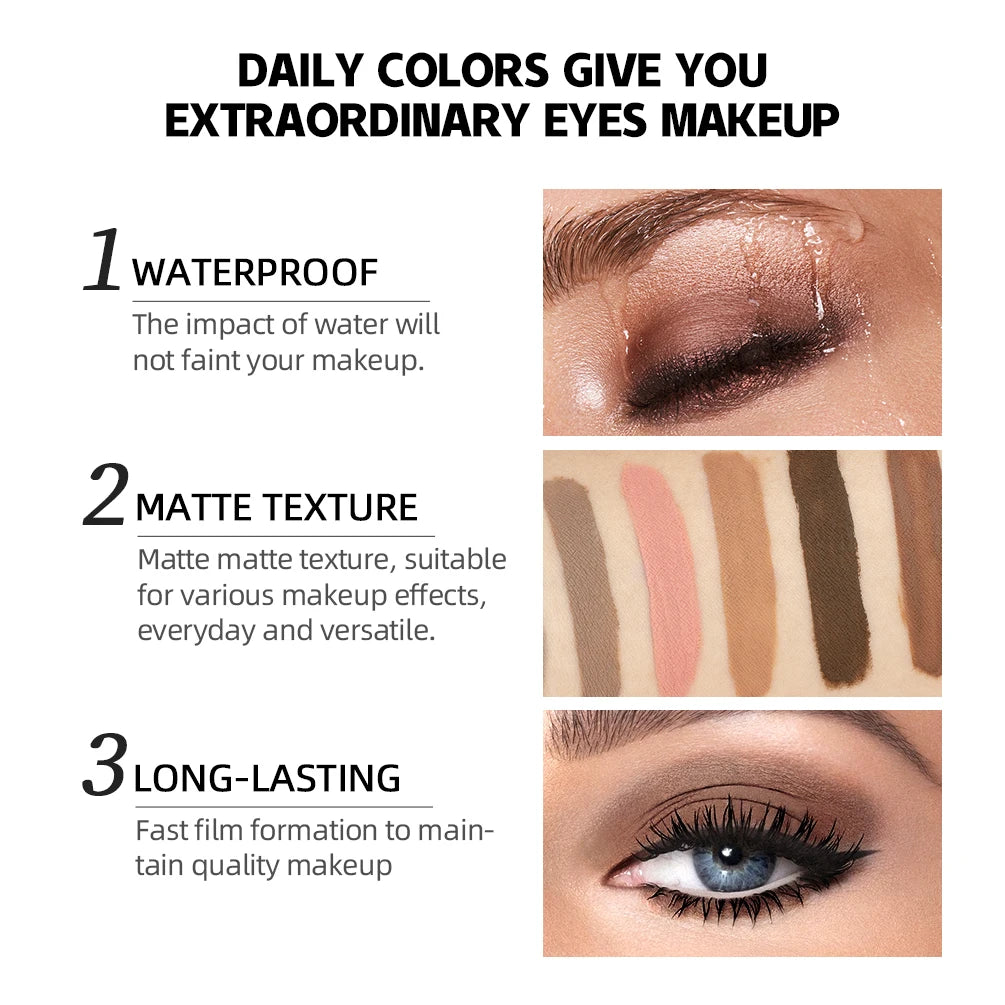 Colorful Liquid Eyeshadow & Blush – Long-Lasting Set