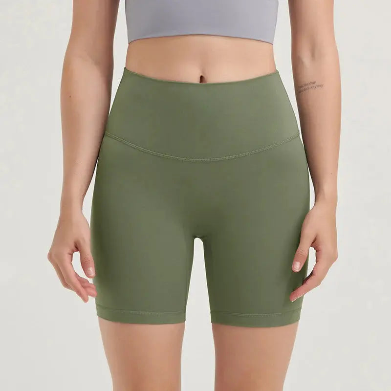Women’s High-Waist Gym & Yoga Shorts – Breathable, Elastic, Seamless Vervelle