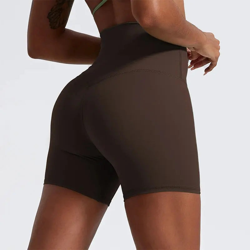 Super Soft Women’s High-Waist Yoga & Gym Shorts – Push-Up, Premium Fitness Vervelle
