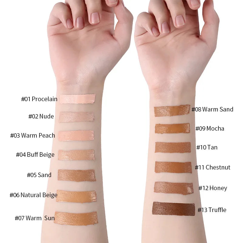 Langmanni 30ml Matte Waterproof Liquid Foundation Vervelle