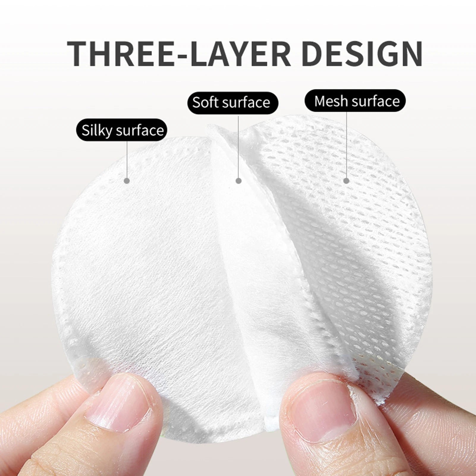 80/100/150pcs Disposable Cotton Pads – Makeup & Nail Care