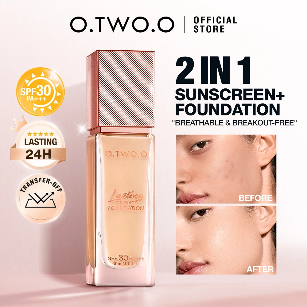 O.TWO.O Liquid Coverage Foundation Matte Waterproof