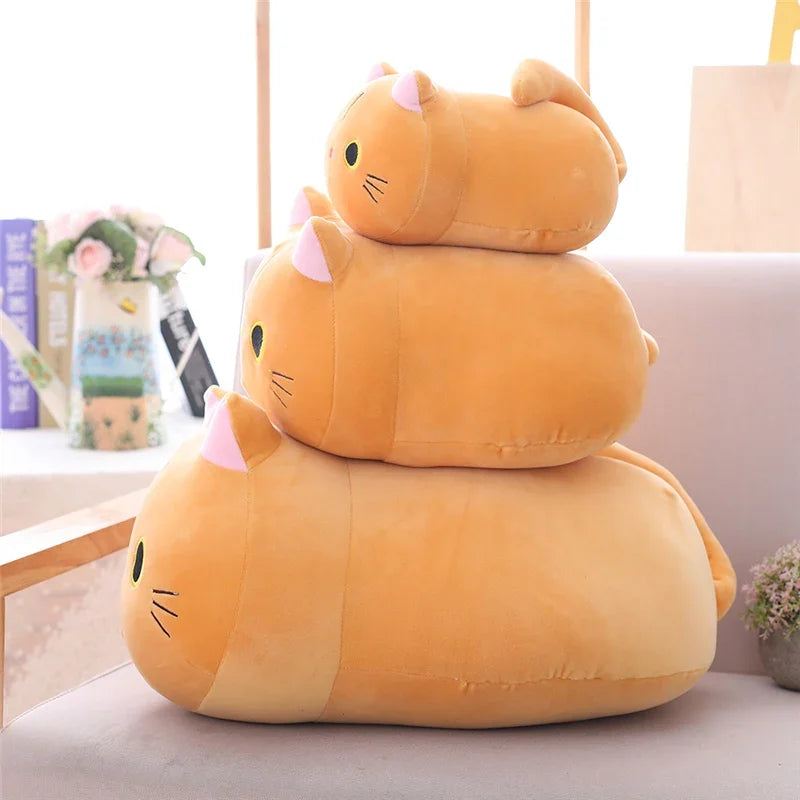 Kawaii Cat Plush Pillow Vervelle