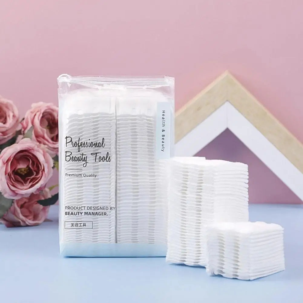 Disposable Double-Sided Cotton Pads – Makeup & Facial Care