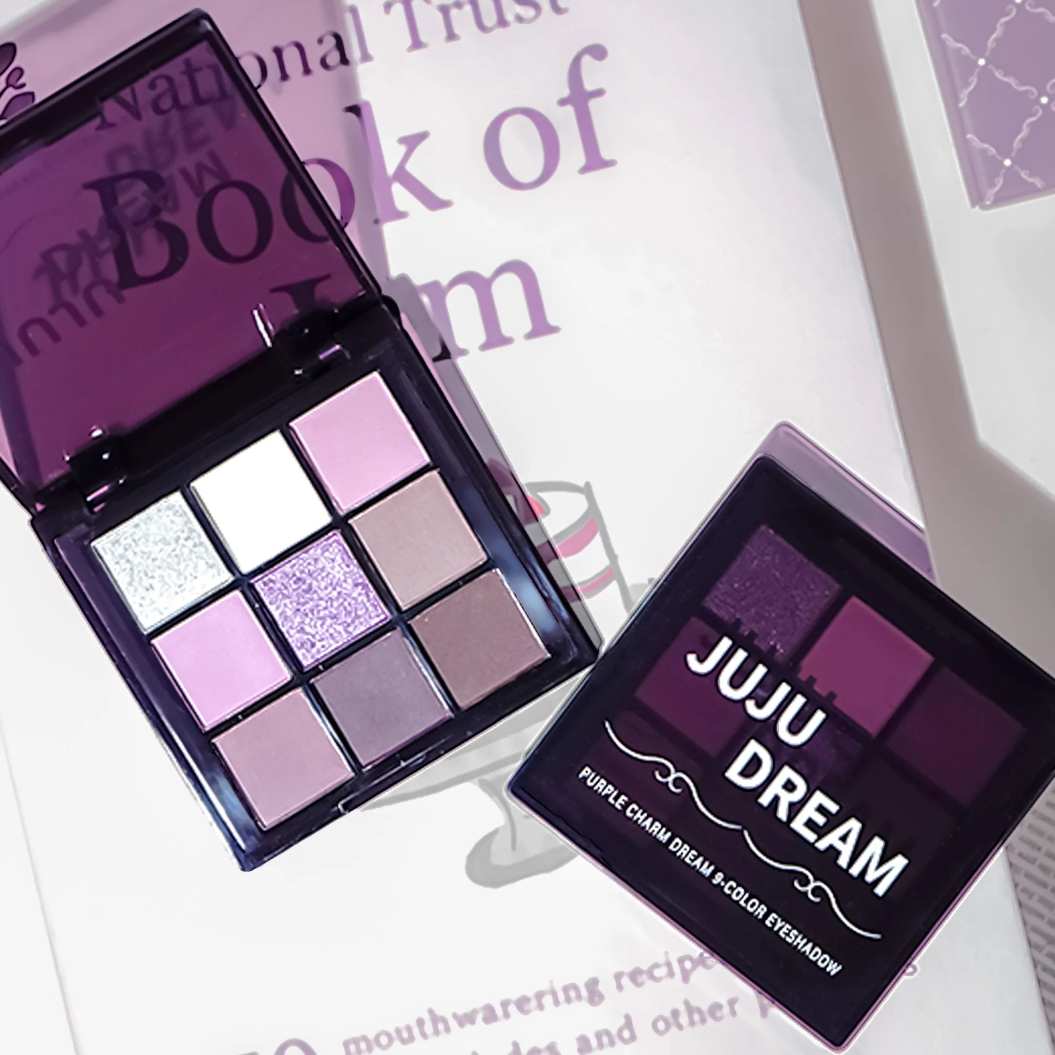 Purple Charm 9-Color Eyeshadow Palette Matte & Pearl