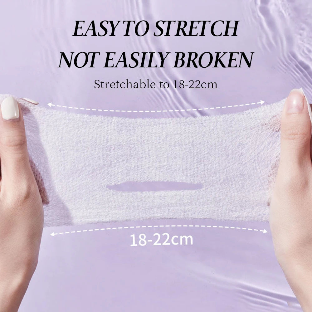 GECOMO 200pcs Stretchable Wet Cotton Pads – Makeup Care