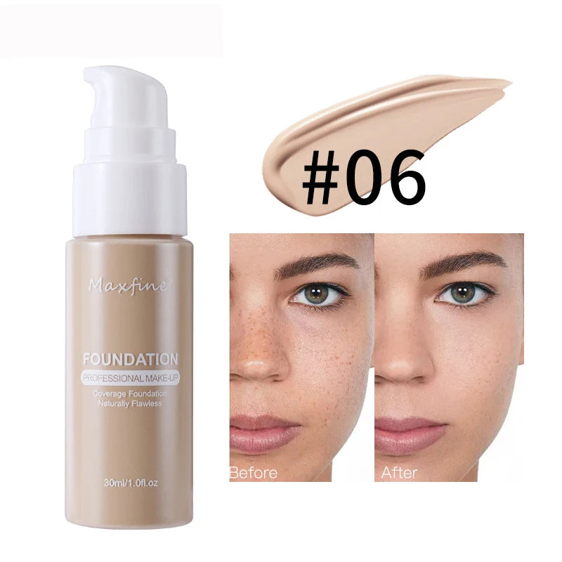 Liquid Foundation: Waterproof, Sweat-Resistant Concealer Makeup