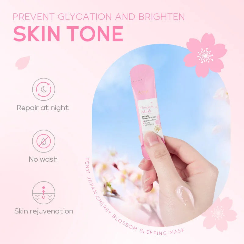 9pcs Facial Products Kit Sakura Skin Care Set Facial Cleanser Face Cream