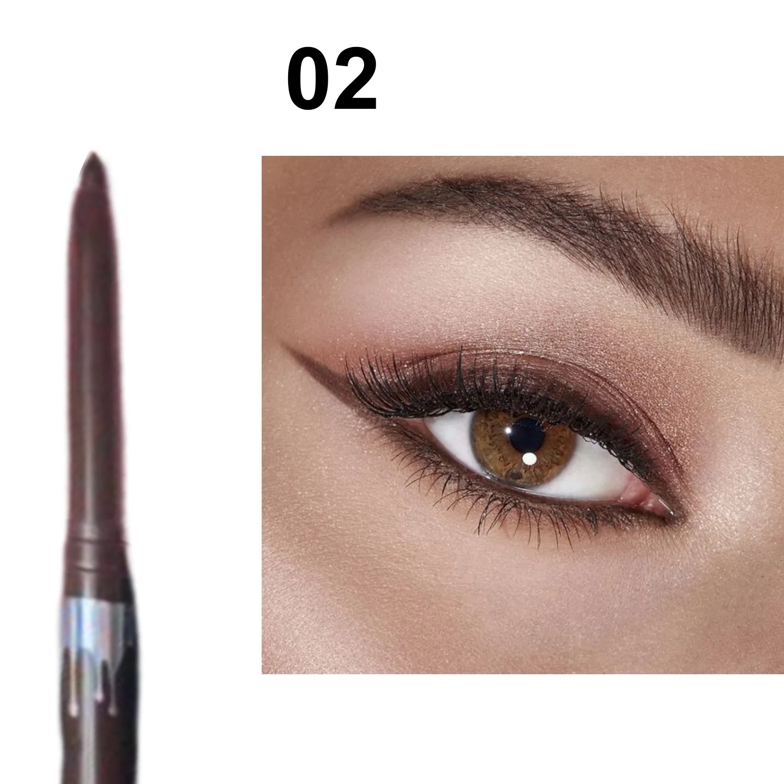 Waterproof Black Brown Eyeliner Gel Pencil Ultra-fine Matte Smooth
