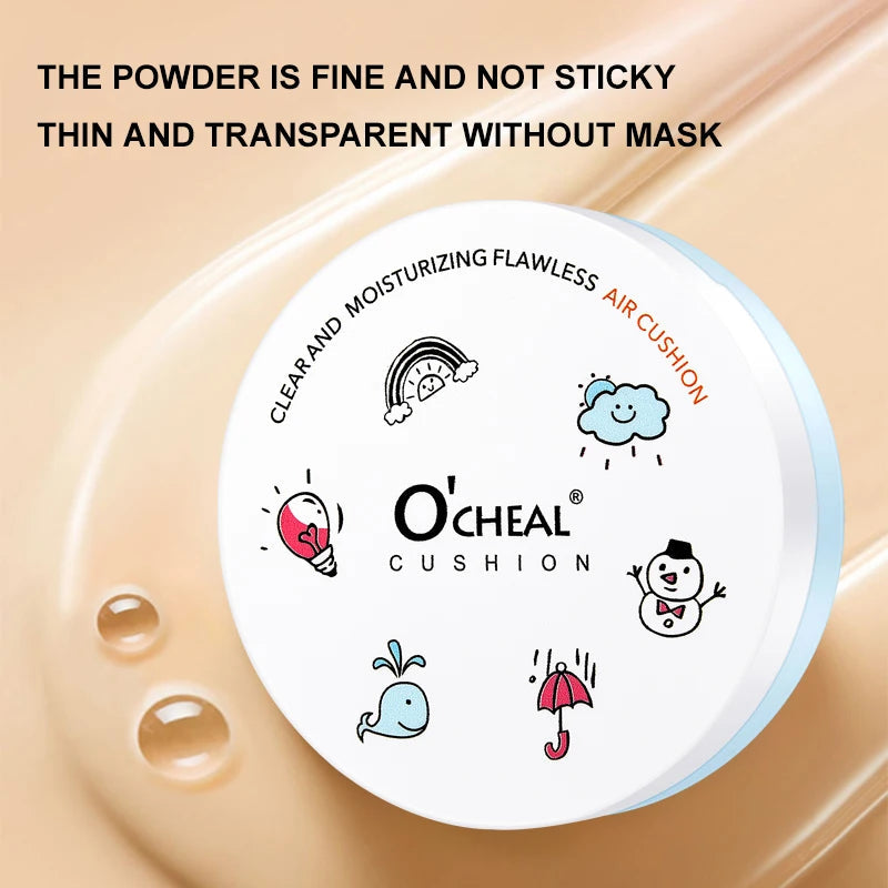 OCHEAL Whitening CC Air Cushion – BB Cream Liquid Foundation & Concealer Vervelle