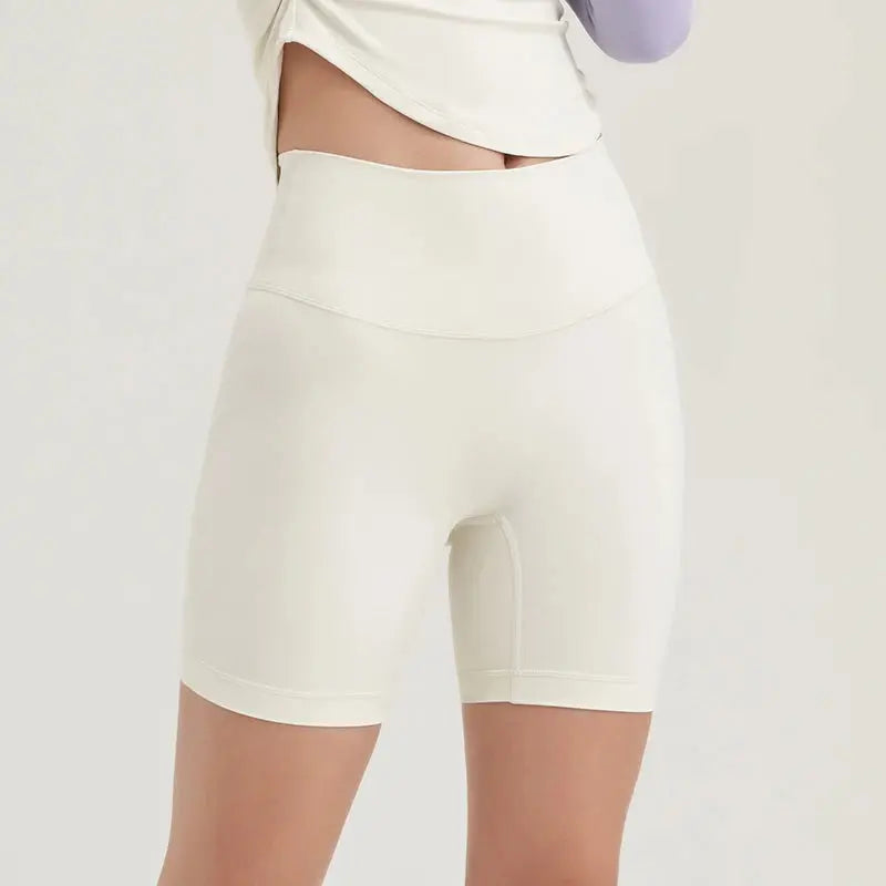 Women’s High-Waist Gym & Yoga Shorts – Breathable, Elastic, Seamless Vervelle