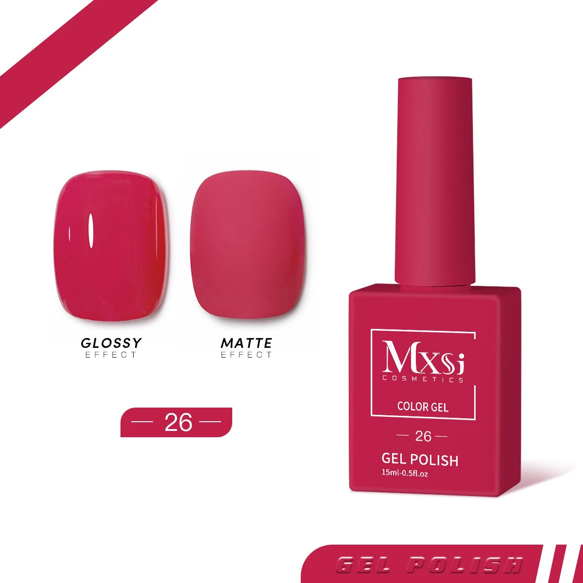 Mxsi 15ml Gel Nail Polish Neon & Pastel UV Gel Varnish