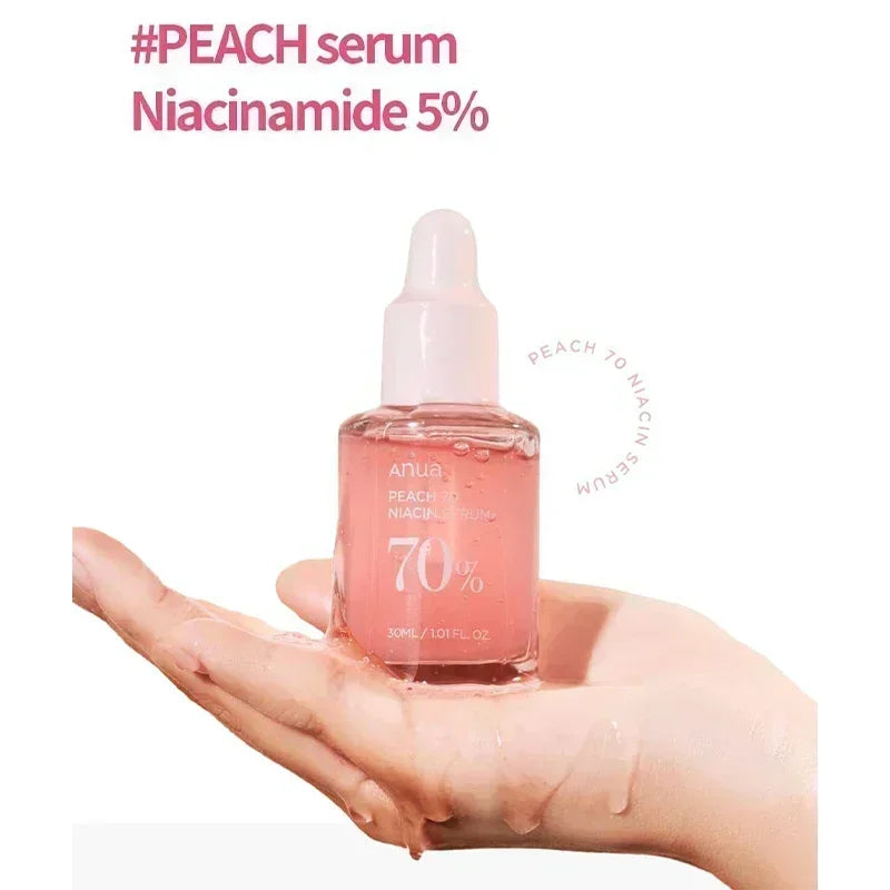 Anua Peach Niacinamide Serum 30ml, Moisturizing Facial Serum, Daily Cleansing Beauty, Korean Skincare