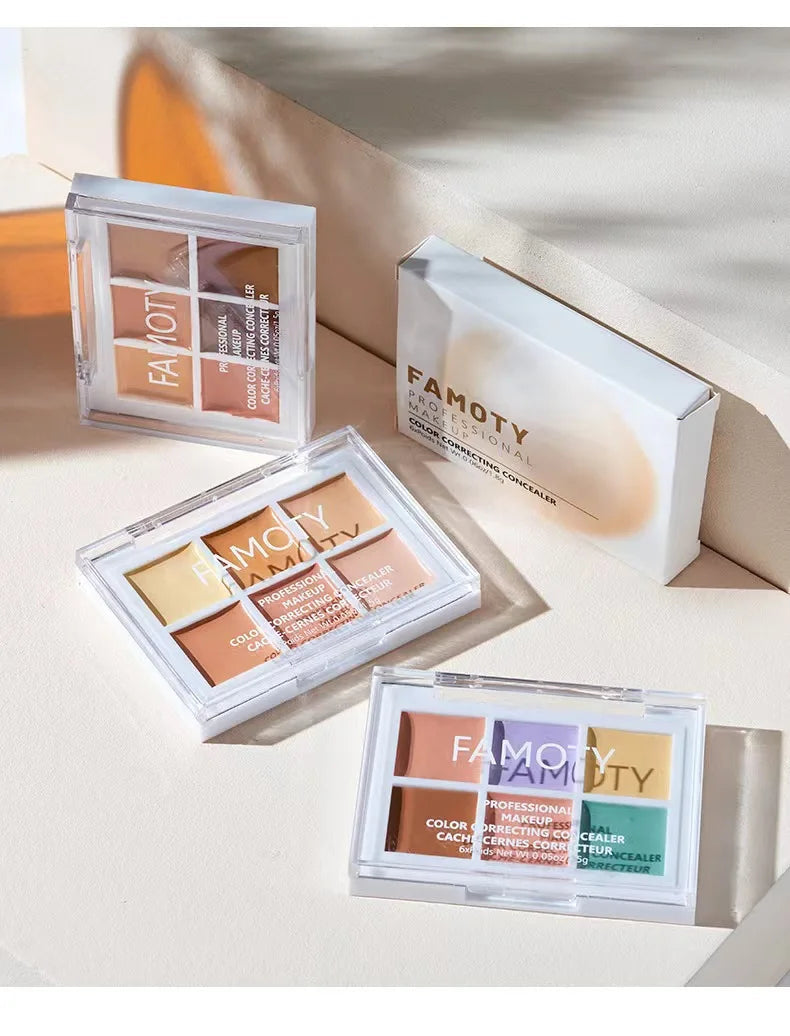 9-Tone Concealer Palette – Full Coverage for Acne, Dark Circles & Brightening Vervelle