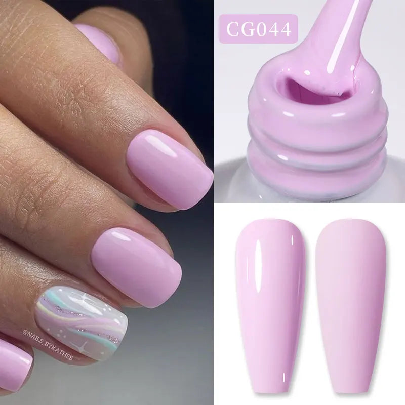 BORN PRETTY Jelly Nude Gel Nail Polish 10ml Light Pink