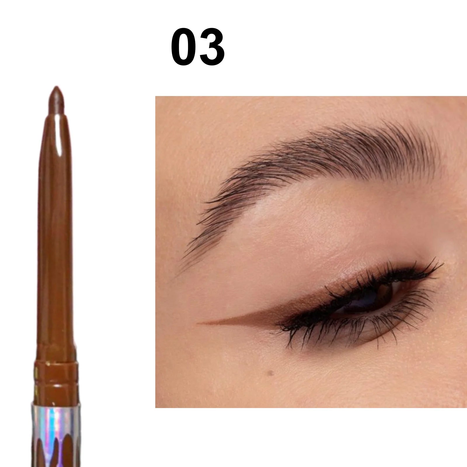 Waterproof Black Brown Eyeliner Gel Pencil Ultra-fine Matte Smooth