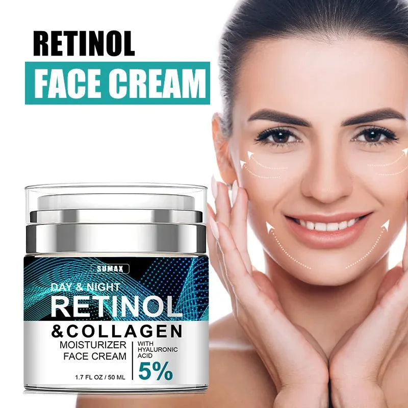 Retinol Anti Aging Face Cream Moisturizing Wrinkle Remover 50ML