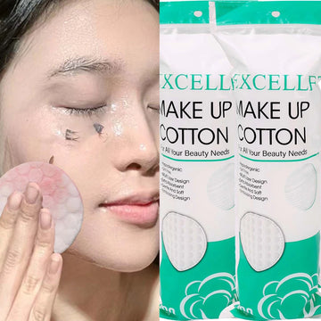 100pcs Pearl Textured Cotton Pads – Makeup & Nail Care