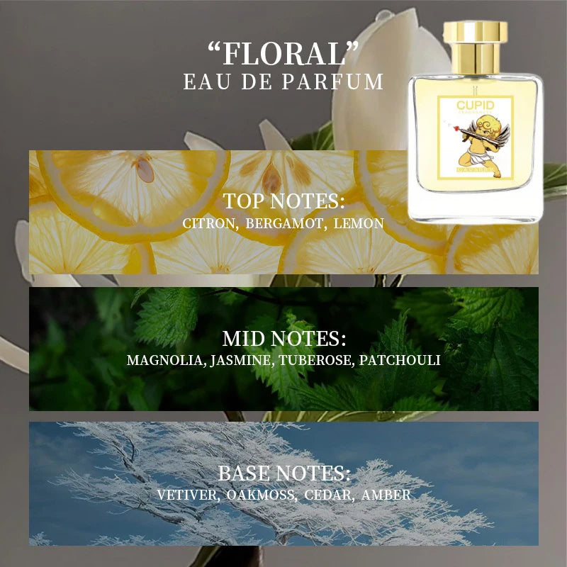 Cupid Hypnosis Perfume – Long-Lasting Floral Pheromone Scent