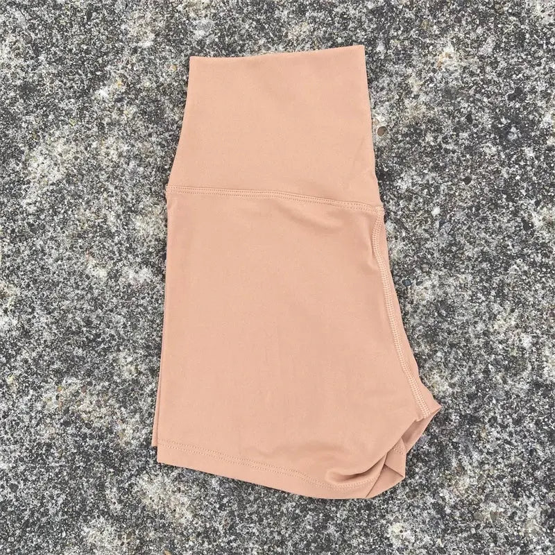 Sexy High-Waist Yoga Shorts for Women – Soft, Compression Fitness & Sport Vervelle